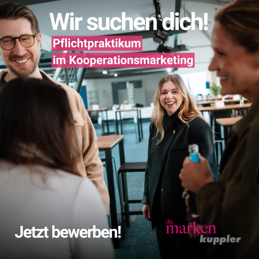 Pflichtpraktikum Marketing bei den Markenkupplern in Hamburg